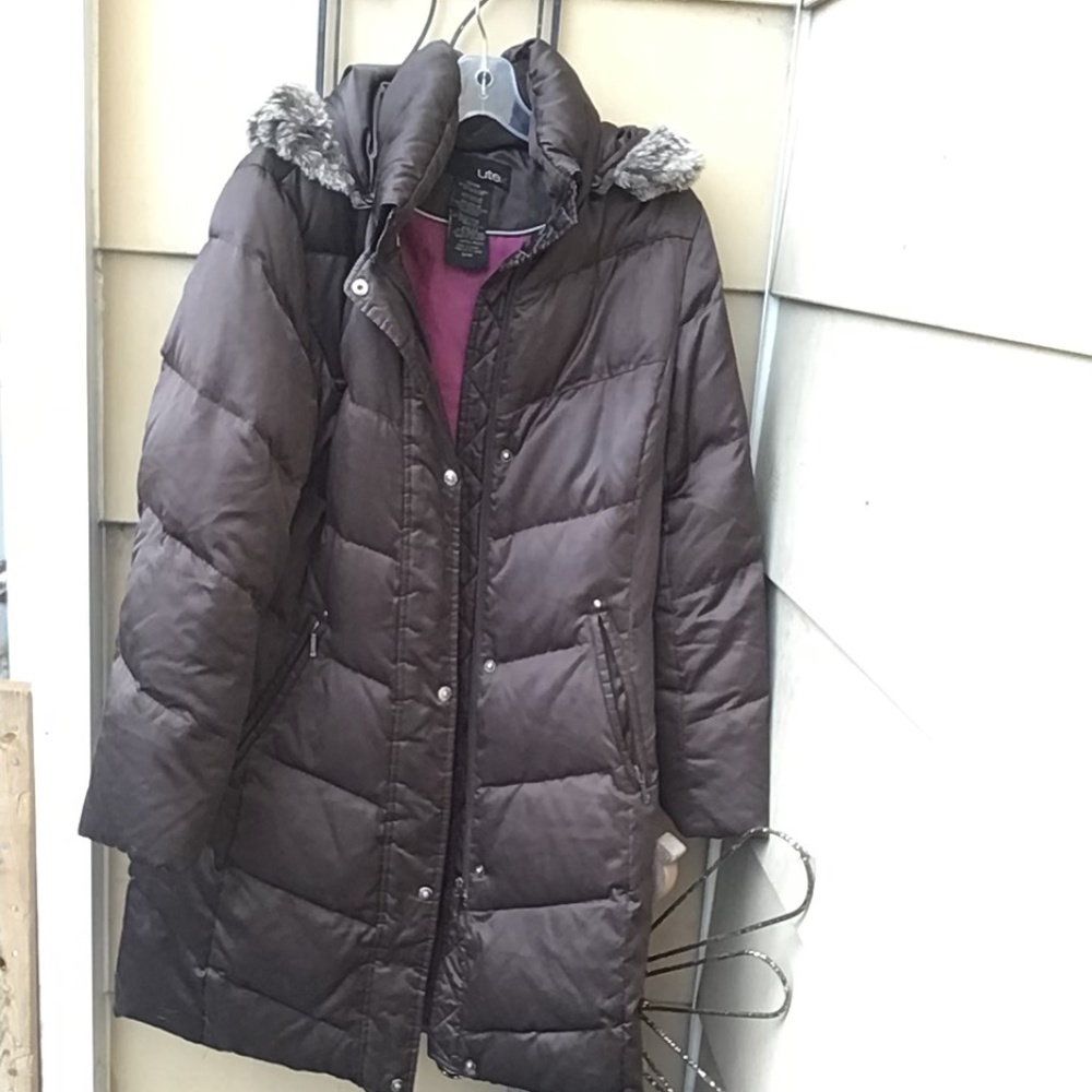 Cozy warm hooded winter jacket